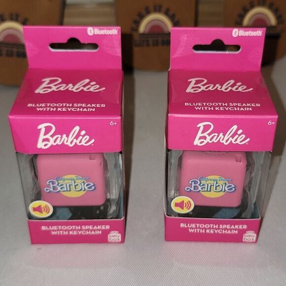 New Barbie x Bitty Boom • Bitty Boomers Bluetooth Speaker with Keychain - Picture 2 of 10